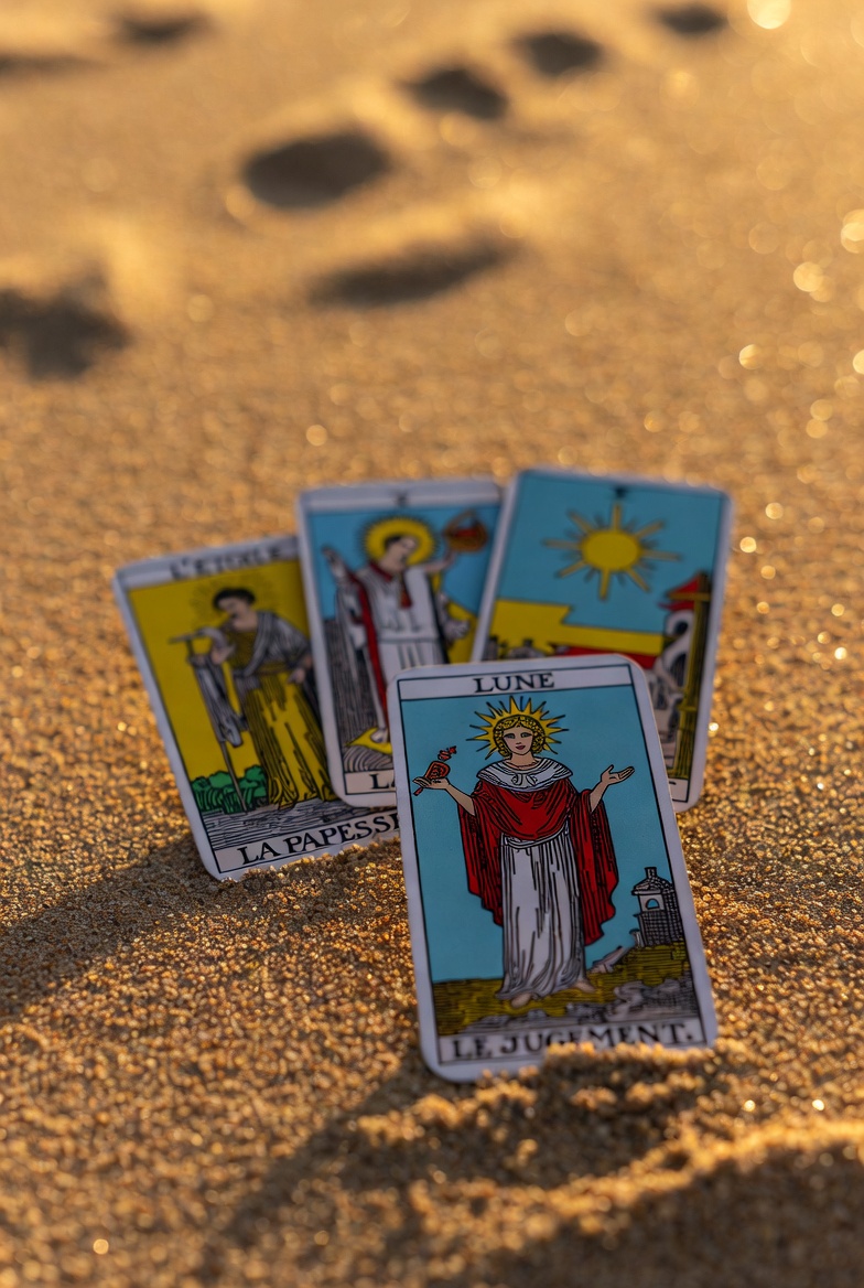 Déroulement d'un tirage au Tarot de Marseille